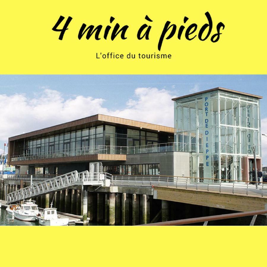 L'Etablissement La Plage A 2 Pas, Vous Propose 4 Appartements Neufs, Netflix, Lits Faits A Votre Arrivee, Serviettes De Toilette, Menage, Wifi, En Hyper Centre ,Plage A 100M, Box A Velos, Paiement 3 Fois Sans Frais, Prix Tout Compris Dieppe Buitenkant foto