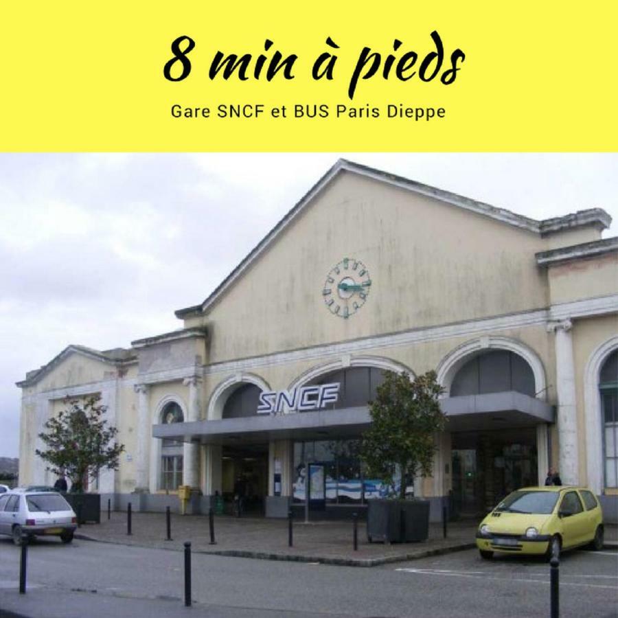 L'Etablissement La Plage A 2 Pas, Vous Propose 4 Appartements Neufs, Netflix, Lits Faits A Votre Arrivee, Serviettes De Toilette, Menage, Wifi, En Hyper Centre ,Plage A 100M, Box A Velos, Paiement 3 Fois Sans Frais, Prix Tout Compris Dieppe Buitenkant foto