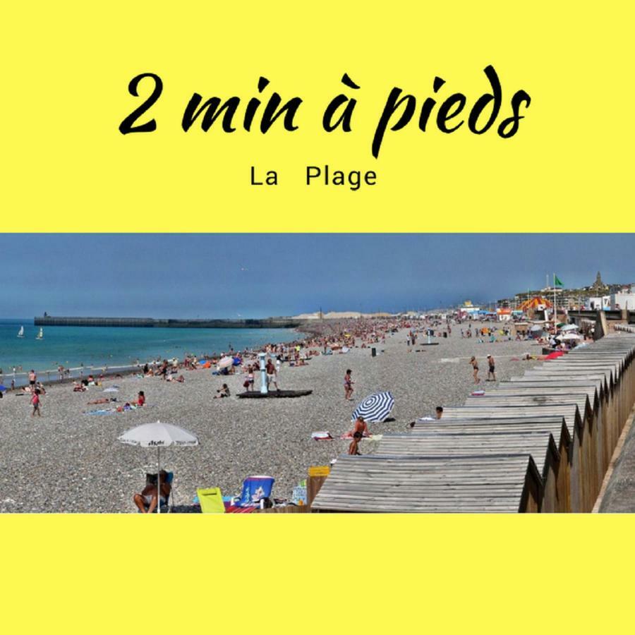 L'Etablissement La Plage A 2 Pas, Vous Propose 4 Appartements Neufs, Netflix, Lits Faits A Votre Arrivee, Serviettes De Toilette, Menage, Wifi, En Hyper Centre ,Plage A 100M, Box A Velos, Paiement 3 Fois Sans Frais, Prix Tout Compris Dieppe Buitenkant foto